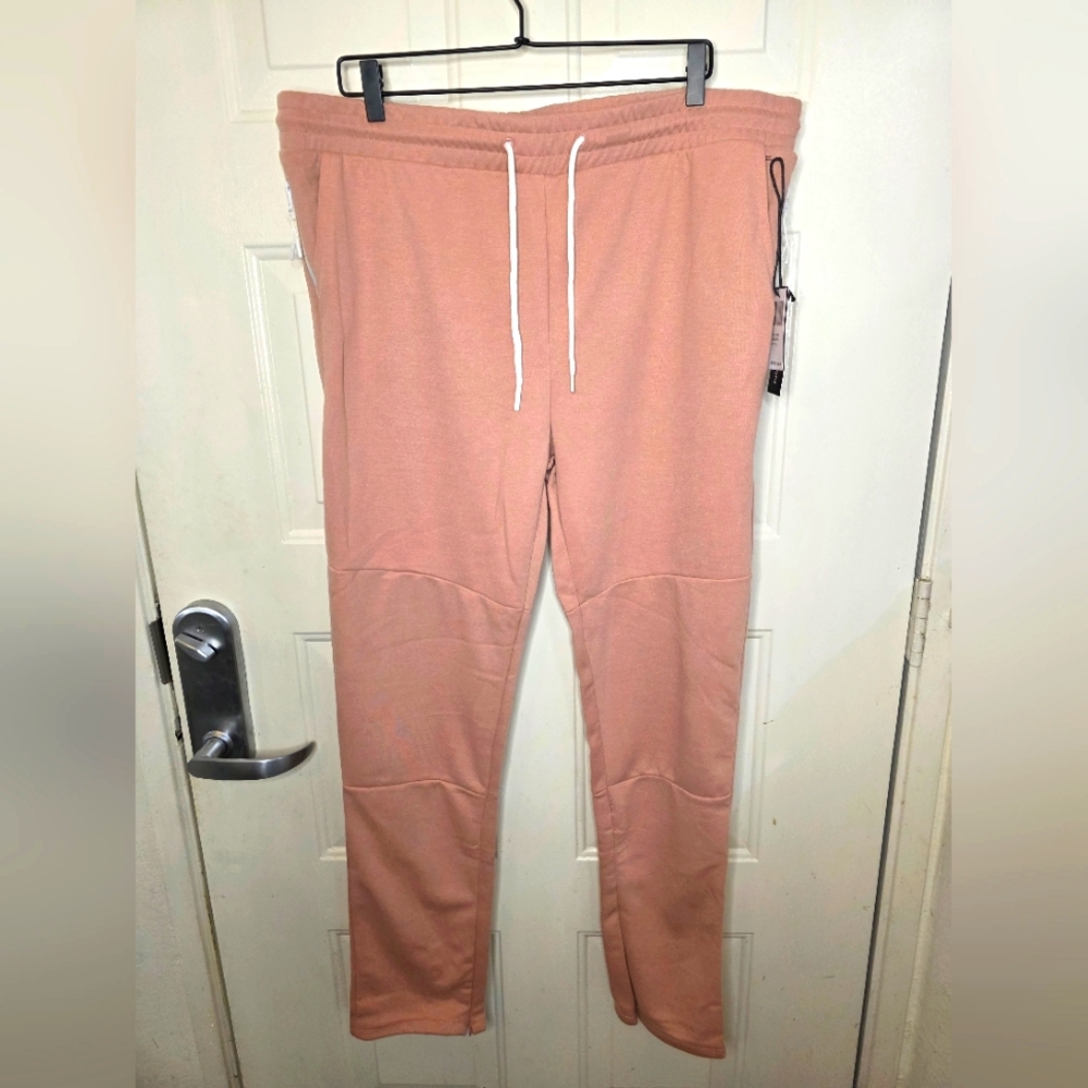 Men's Pink Jogger Pants NWT True Born Size‎ 3XL